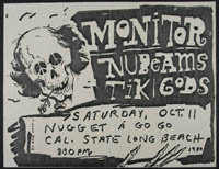 MONITOR w/ NuBeams, Tiki Gods at Nugget-A-Go-Go
