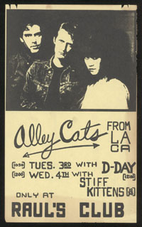 ALLEY CATS w/ D-Day, Stiff Kittens at Raul's