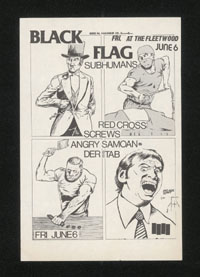 1980 ~ BLACK FLAG at Fleetwood (LA)