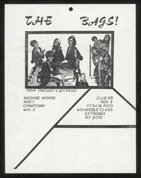 BAGS w/ X at Madame Wongs+ w/ Middle Class at Club 88