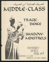 MIDDLE CLASS w/ Tragic Dance, Shadow Minstrels at the Whisky