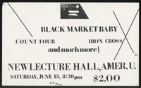 BLACK MARKET BABY w/ Count Four, Iron Cross at American University