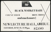 BLACK MARKET BABY w/ Count Four, Iron Cross at American University