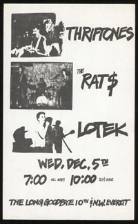 RATS w/ Thriftones, Lotek at The Long Goodbye