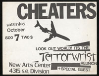 CHEATERS at New Arts Center