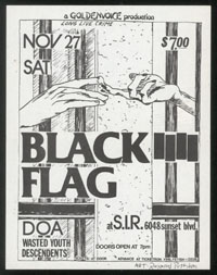 1982 ~ BLACK FLAG atS.I.R. (LA)