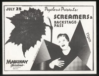 SCREAMERS w/ Backstage Pass at Mabuhay Gardens